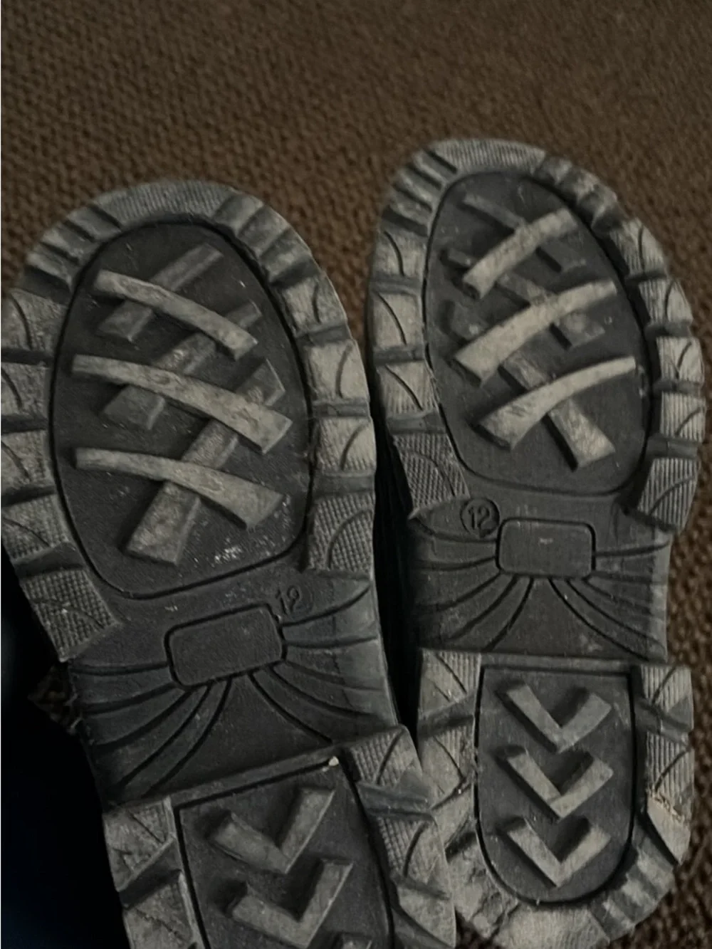 Kids Black Winter Snow Boots - Insulated Comfort